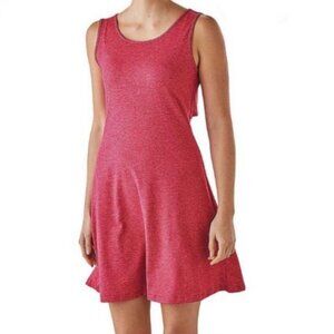 Patagonia Women's Crossback Seabrook Activewear Sleeveless Tank Dress Size L Red